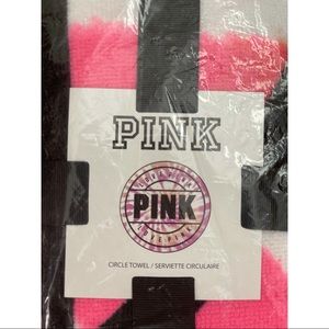 PINK circle towel